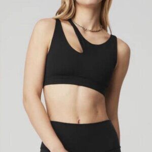 Alo yoga peak 3-strap sports bra in black